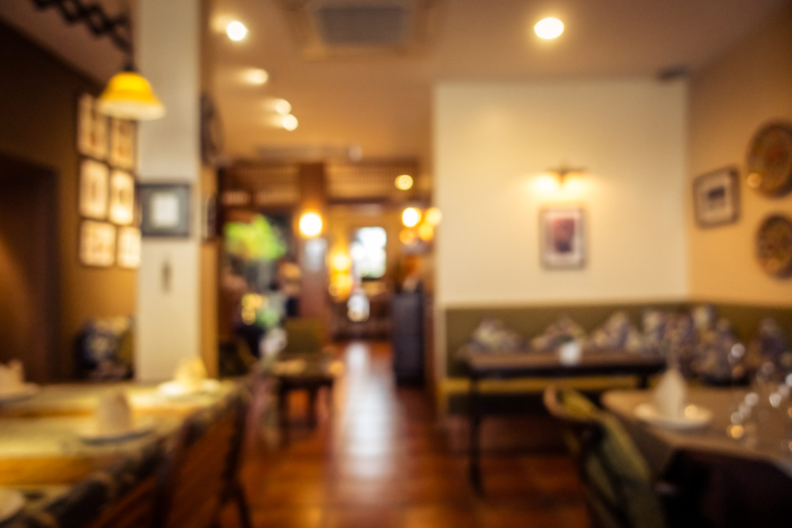 Abstract blur coffee shop cafe and restaurant